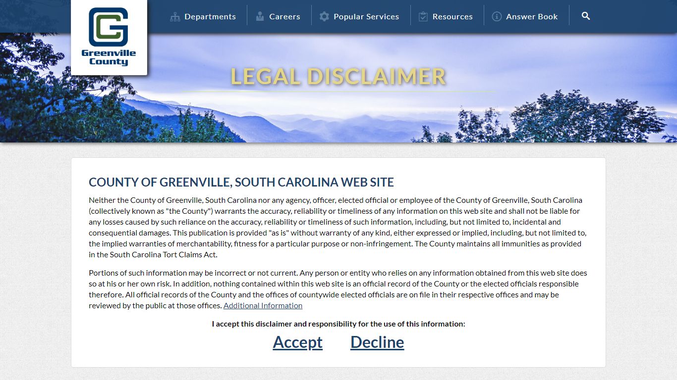 County of Greenville, SC